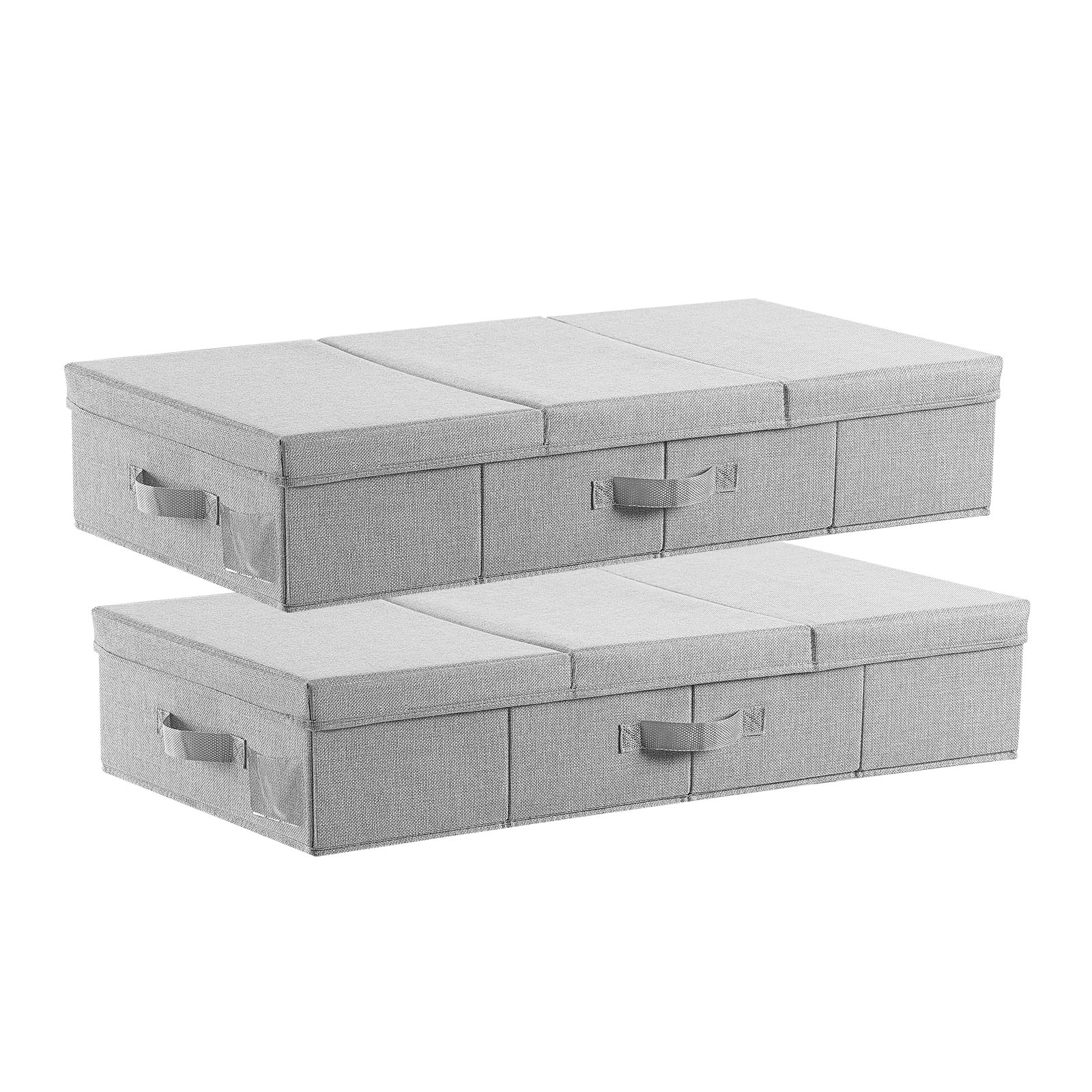 Under Bed Storage 48L Foldable Underbed Box For Household Organization 2 Pack_voghion.com